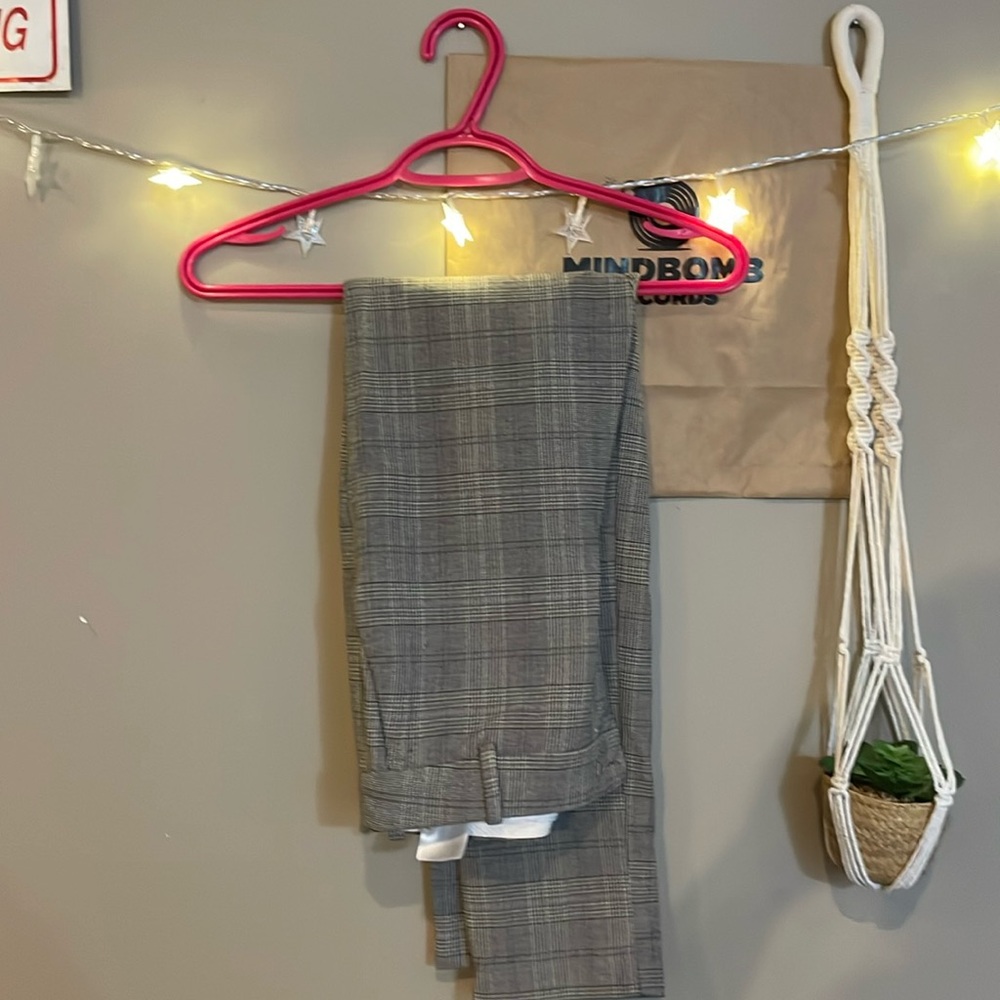 Plaid Business Casual Pants